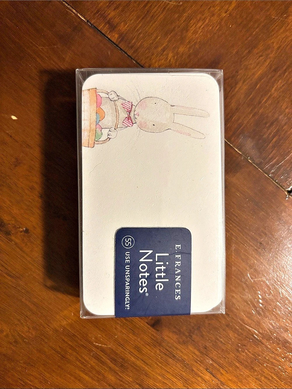E. Frances Little Notes Boxed Note Cards White & Pink Peter Rabbit NWT